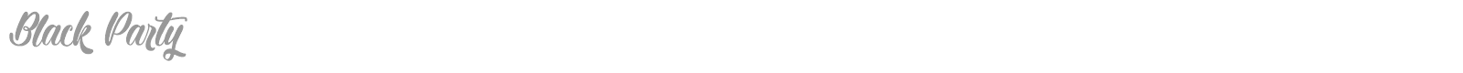 Black Party font preview